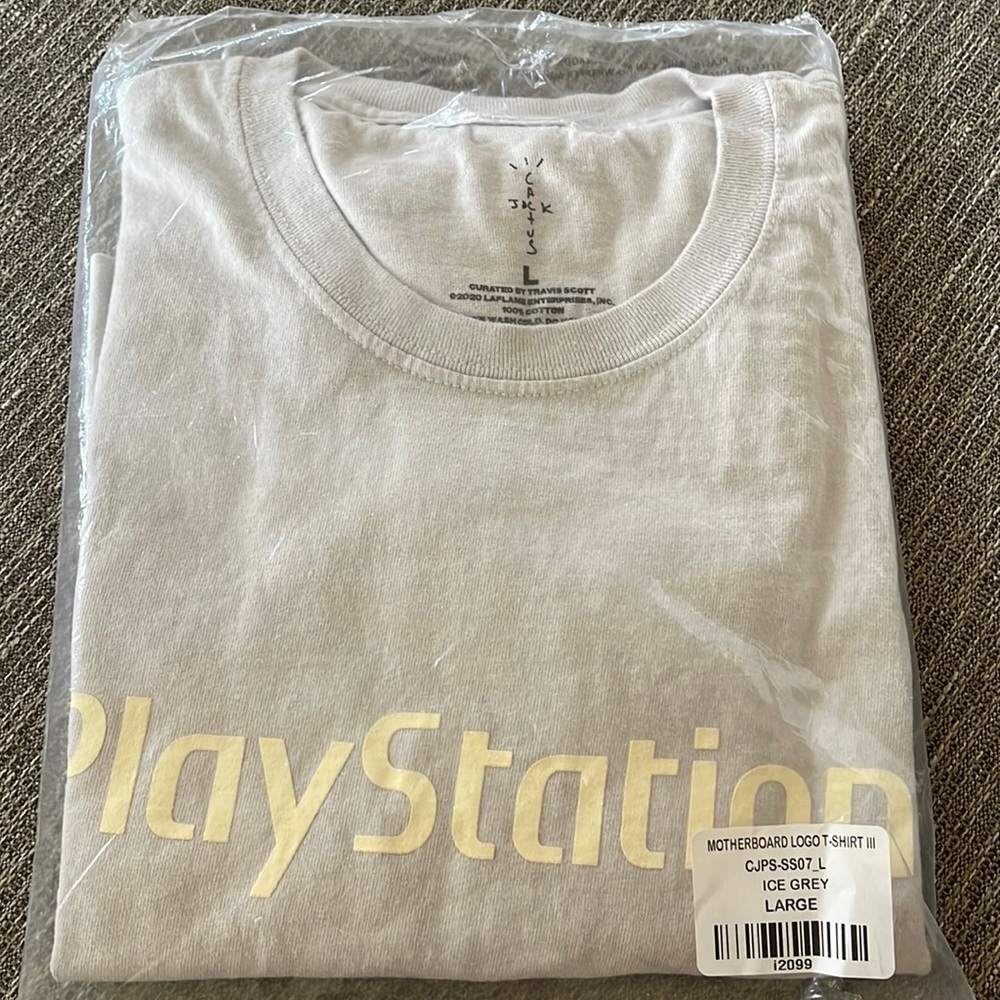 Cactus Jack by Travis Scott PlayStation Motherboard Logo T-Shirt III
